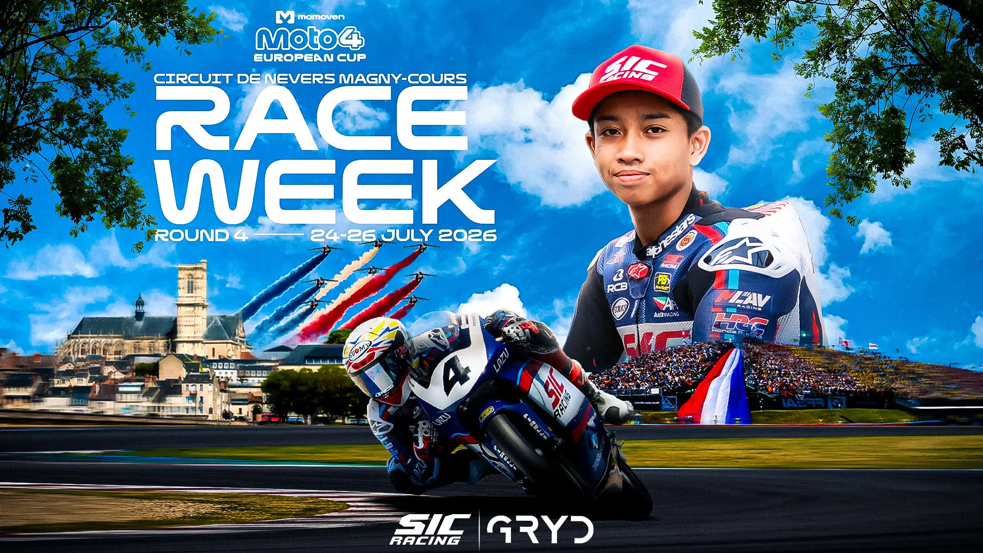 QABIL IRFAN TEKAD KEKALKAN RENTAK KONSISTEN DI MOTO4 EUROPEAN CUP