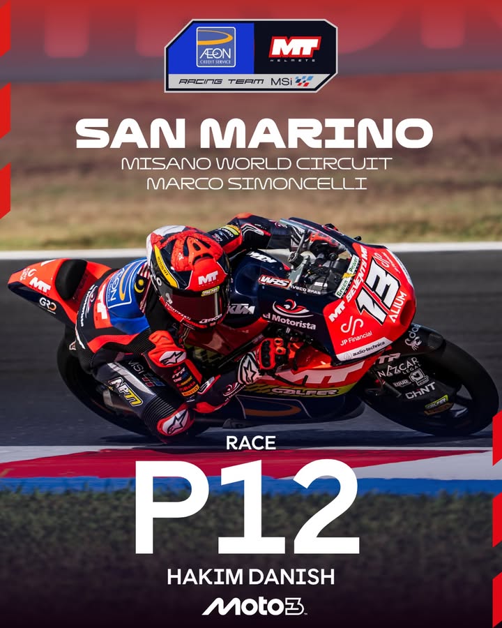 P12 for Hakim Danish! 🔥 Perlumbaan yang cukup…