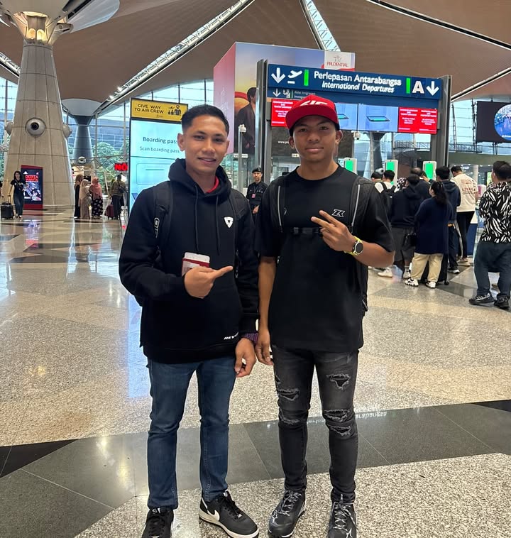 Hakim Danish dan Firdaus bersama Habib, Mechanic Trackhouse…